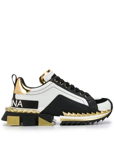 dolce gabbana schuhe gold herren|farfetch Dolce & Gabbana sneakers.